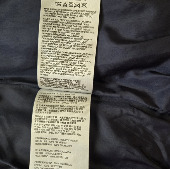 NEW BALANCE Blue Puffer Vest.Size M - Picture 8 of 10